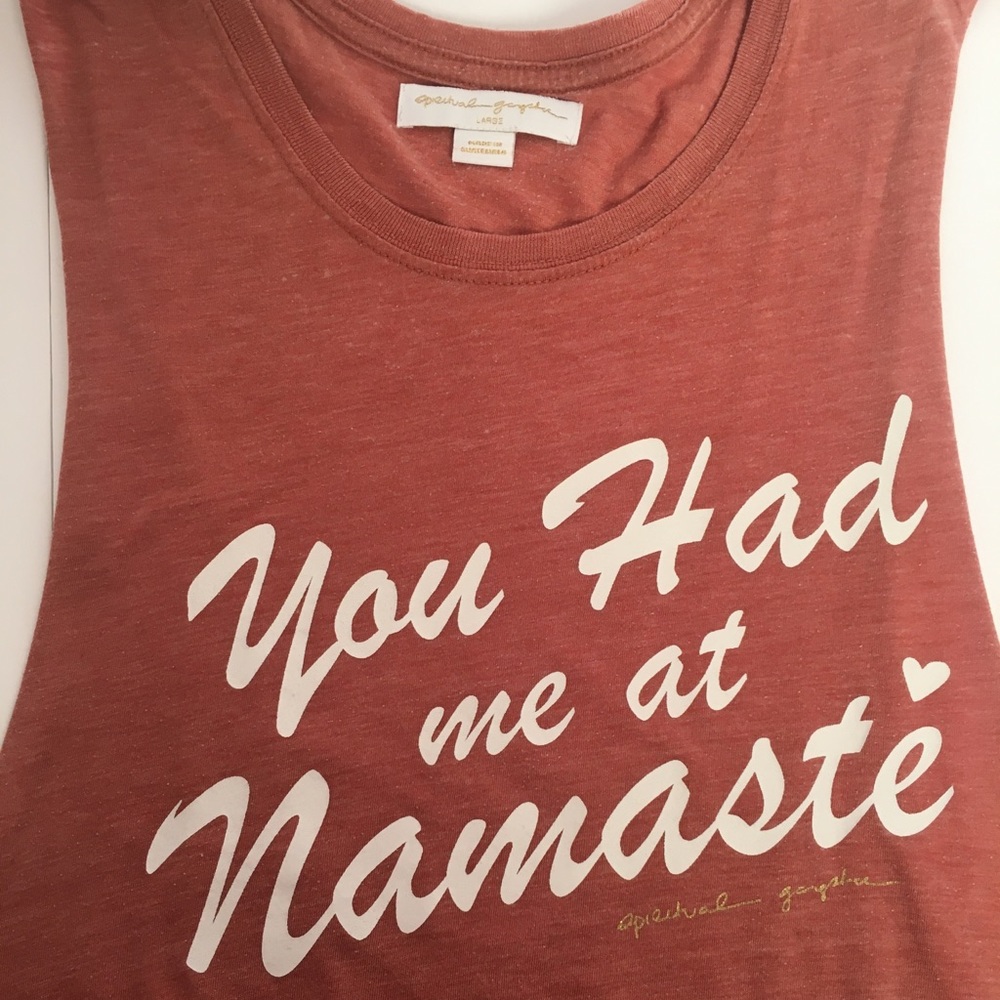 SPIRITUAL GANGSTER •  “You Had Me At Namaste” Tank
